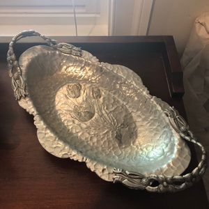 [Rodney Kent] Hammered Aluminum Tray